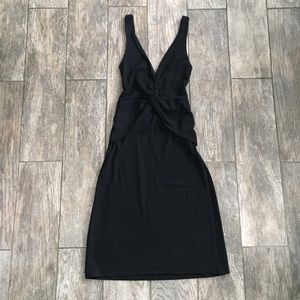 Sexy Black criss cross back dress