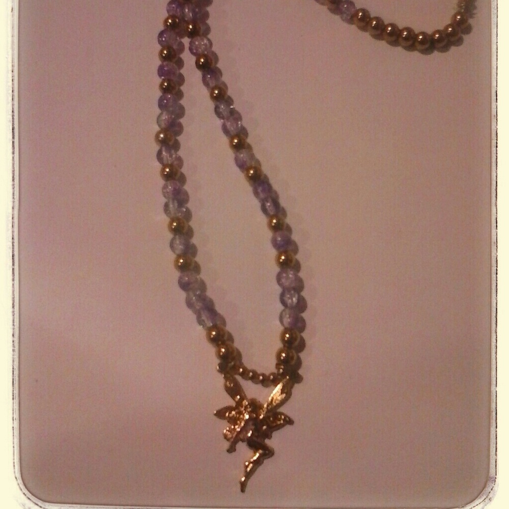 Fairy stretchable pendant necklace