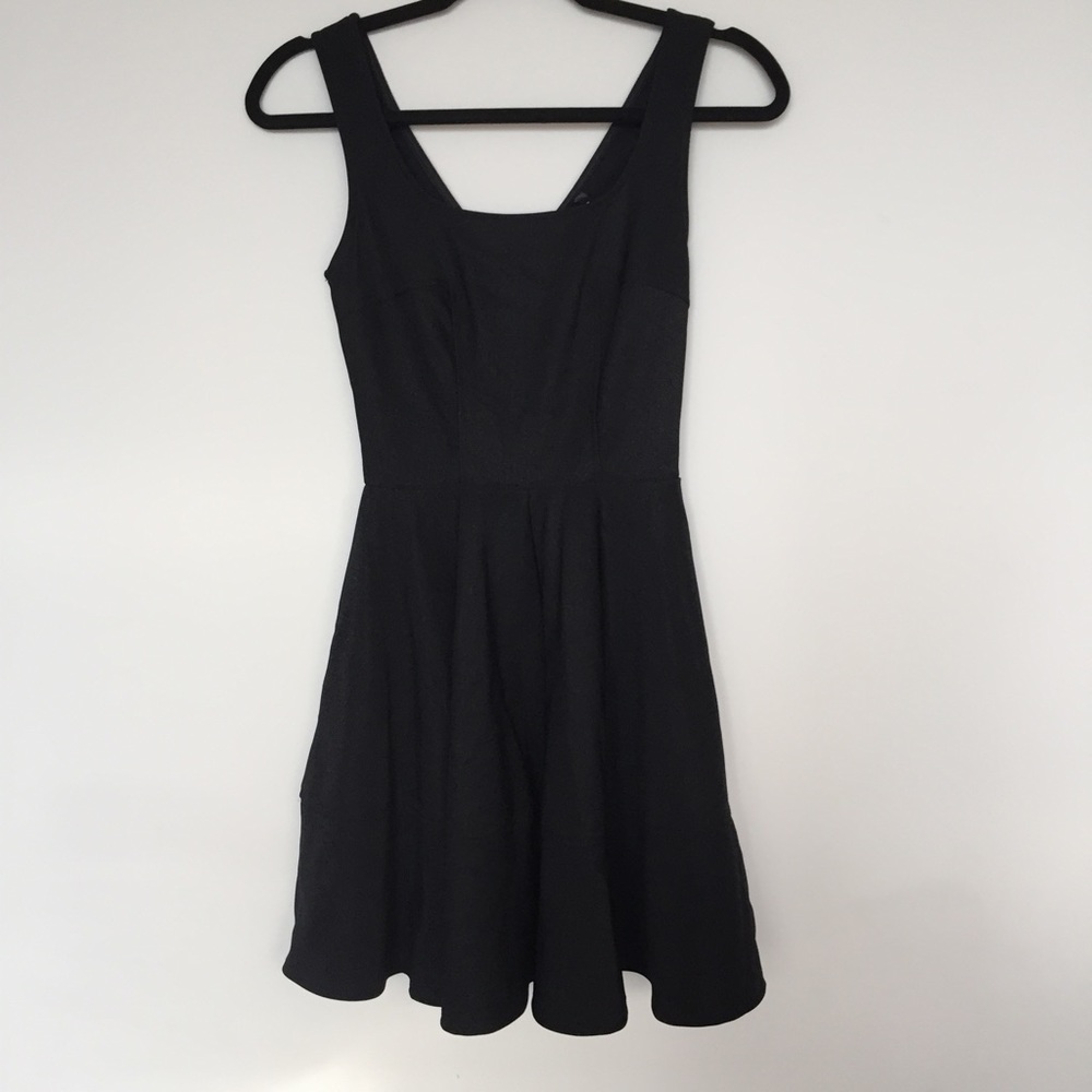 Black skater dress