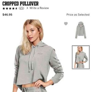 VS PINK CROPPED SWEATER