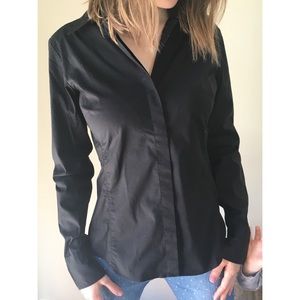 NY&Co. Black Button-Up