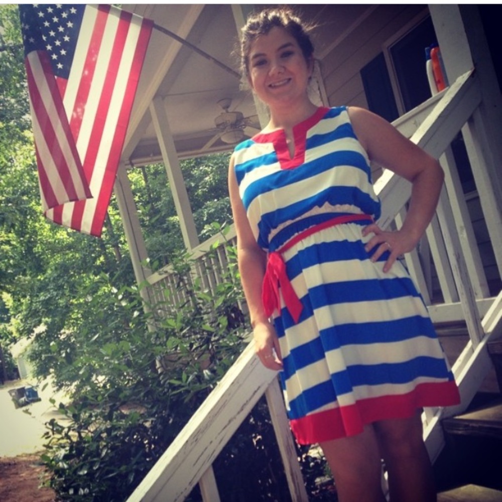 FOURTH OF JULY 🇺🇸 Red, White, and Blue Dress