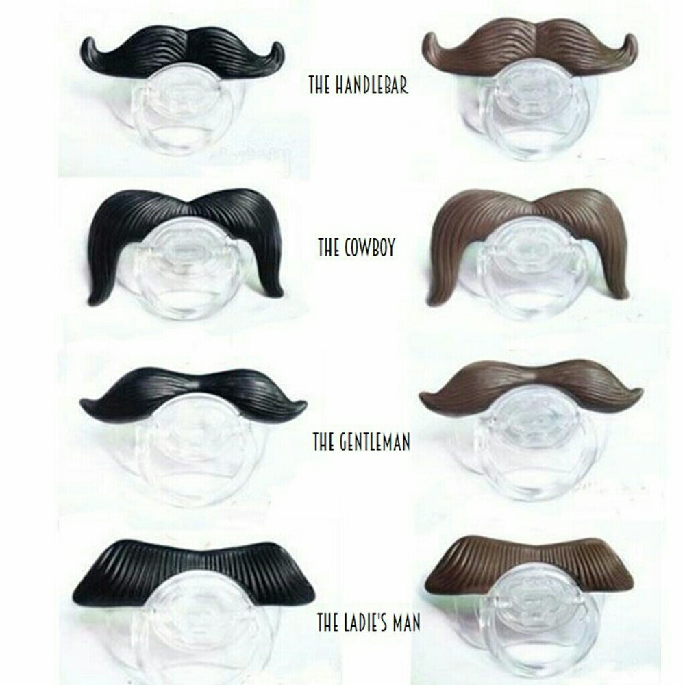 NWT The Gentleman mustache pacifier
