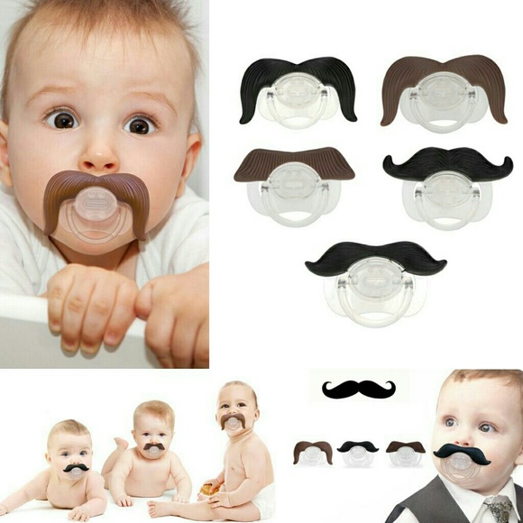 NWT The Gentleman mustache pacifier - Picture 3 of 4