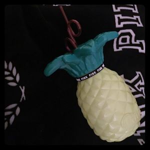 VS PINK PINA KOLADA CUP! Pineapple shape! NWT