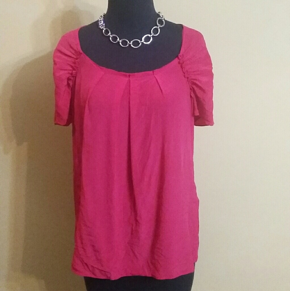 T Tahari Silk Blouse