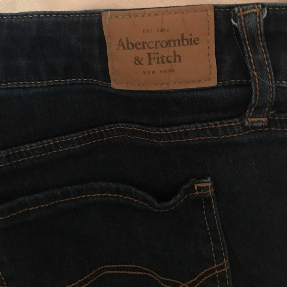 Abercrombie & Fitch Super Skinny Jeans Dark Blue - Picture 3 of 5