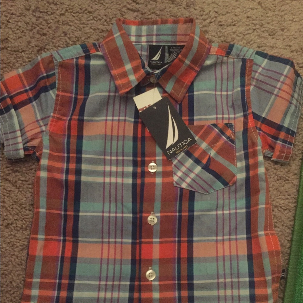 Nautica boy's shirt size 18 mo.