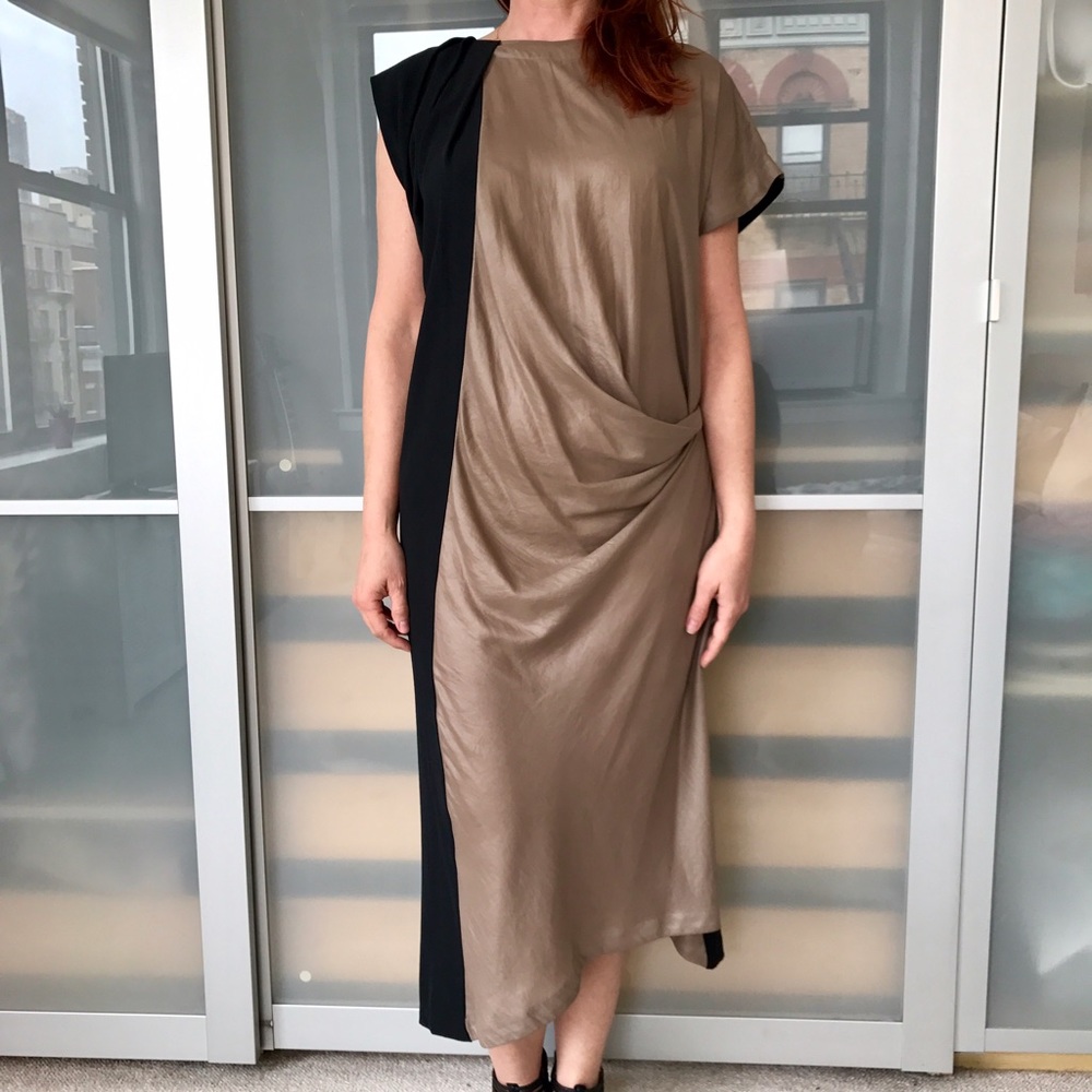 VPL color block dress