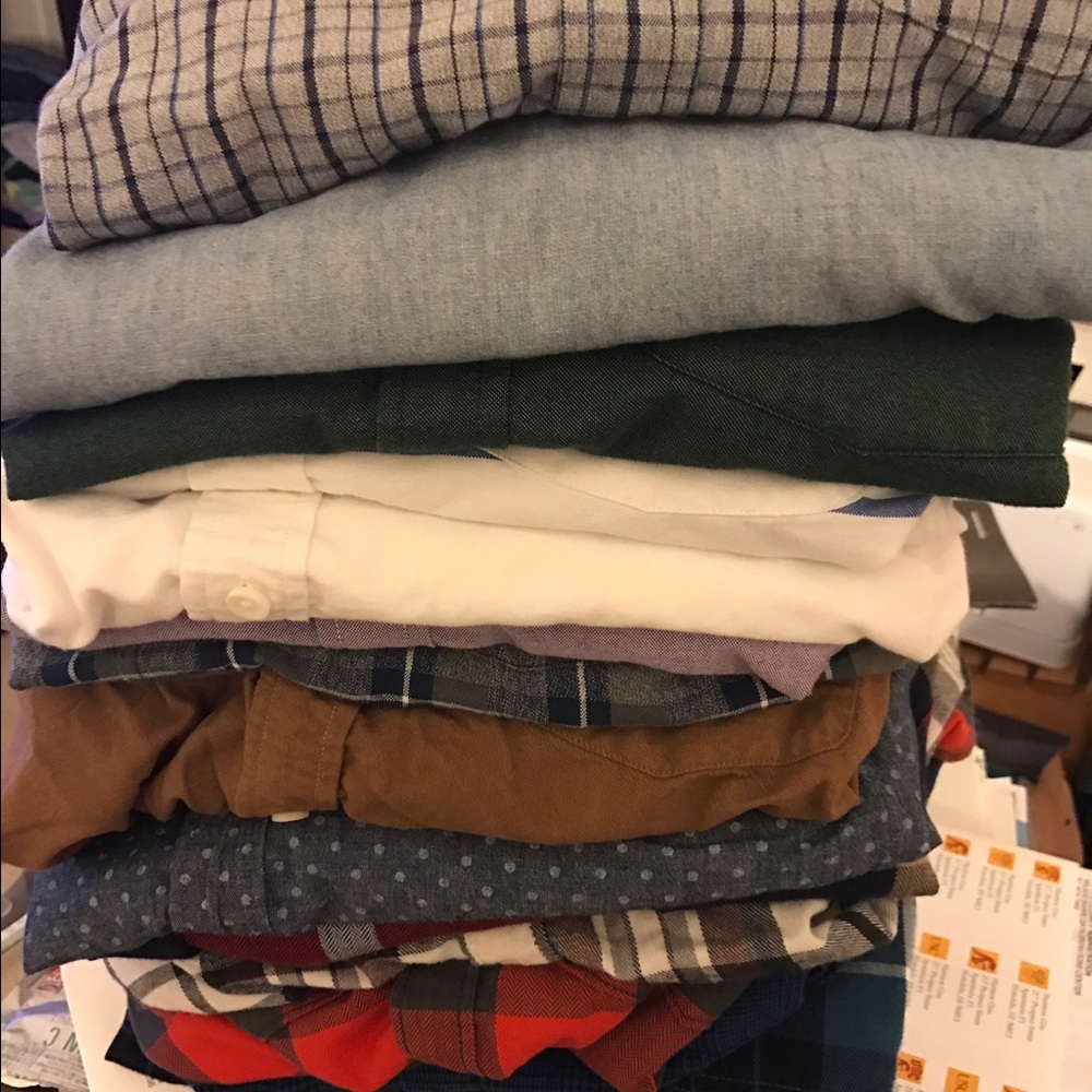Lot of 14 jcrew shirts