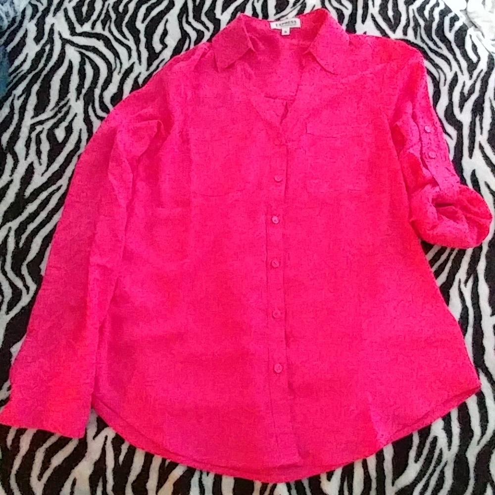 Express XS button down dress shirt