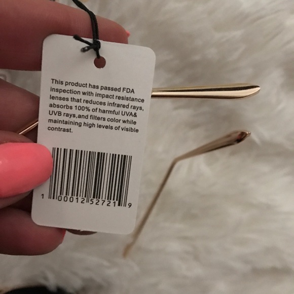 NEW | WOMENS REFLECTIVE AVIATORS GOLD FRAME - Picture 6 of 8