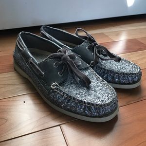 Women's Glitter Sperry Boat Shoe