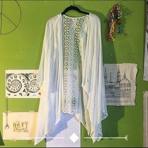 Flowy White Cardigan