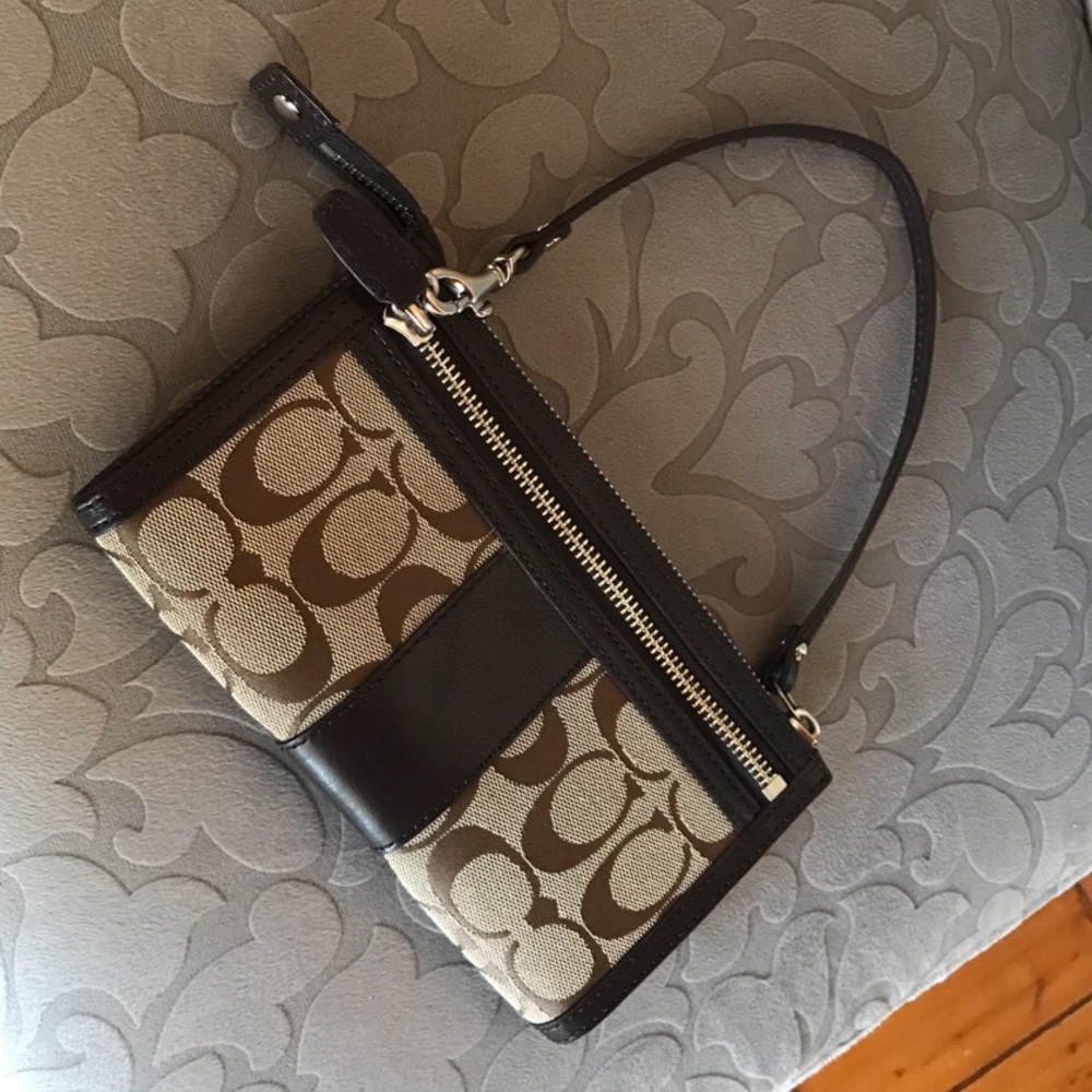 Authentic Coach Wristlet Purse