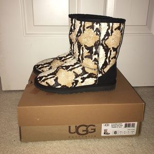 UGG Australia Snake Print Boots