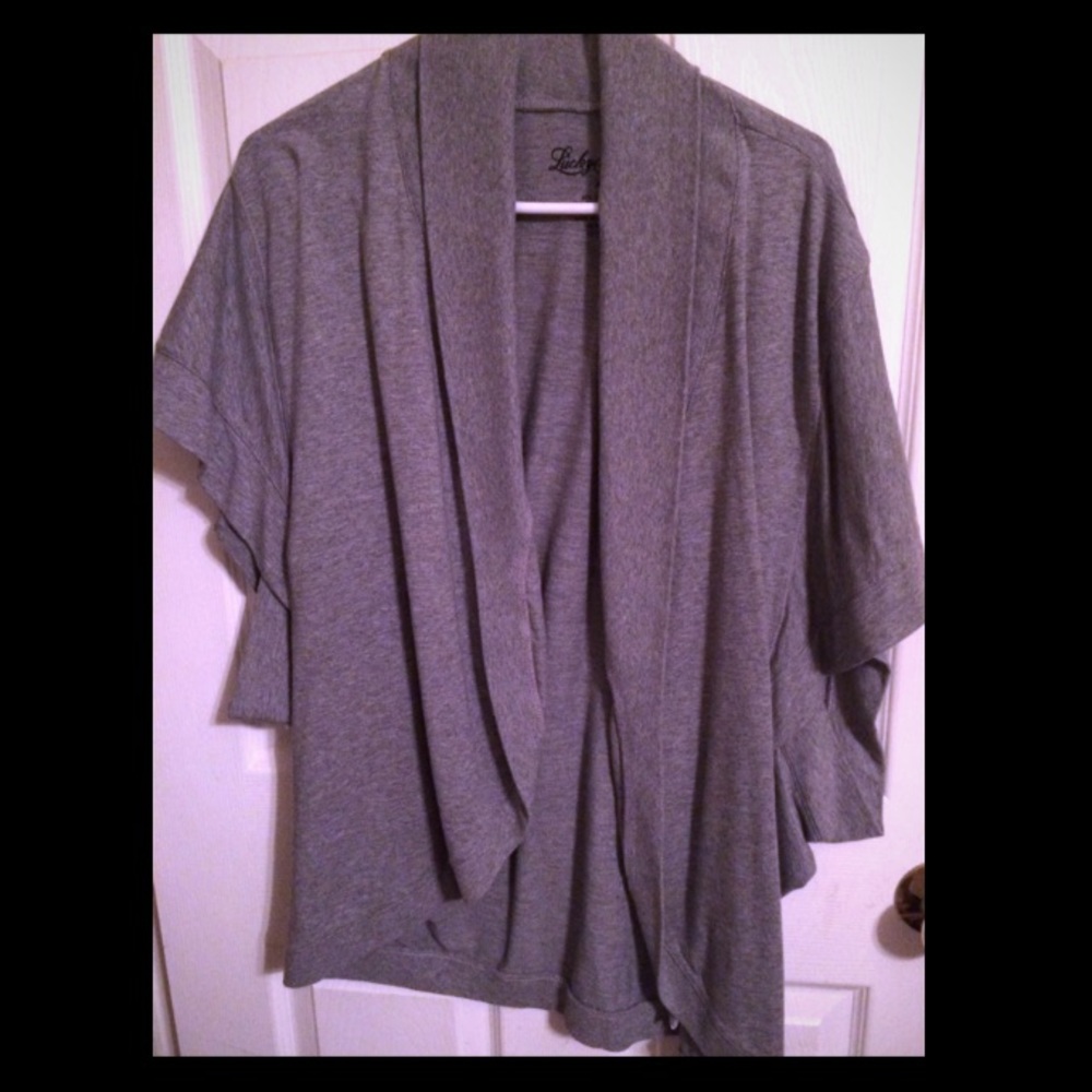  Lucky Brand Gray Sweater / Cardigan - Size M