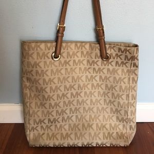 MK Tan tote