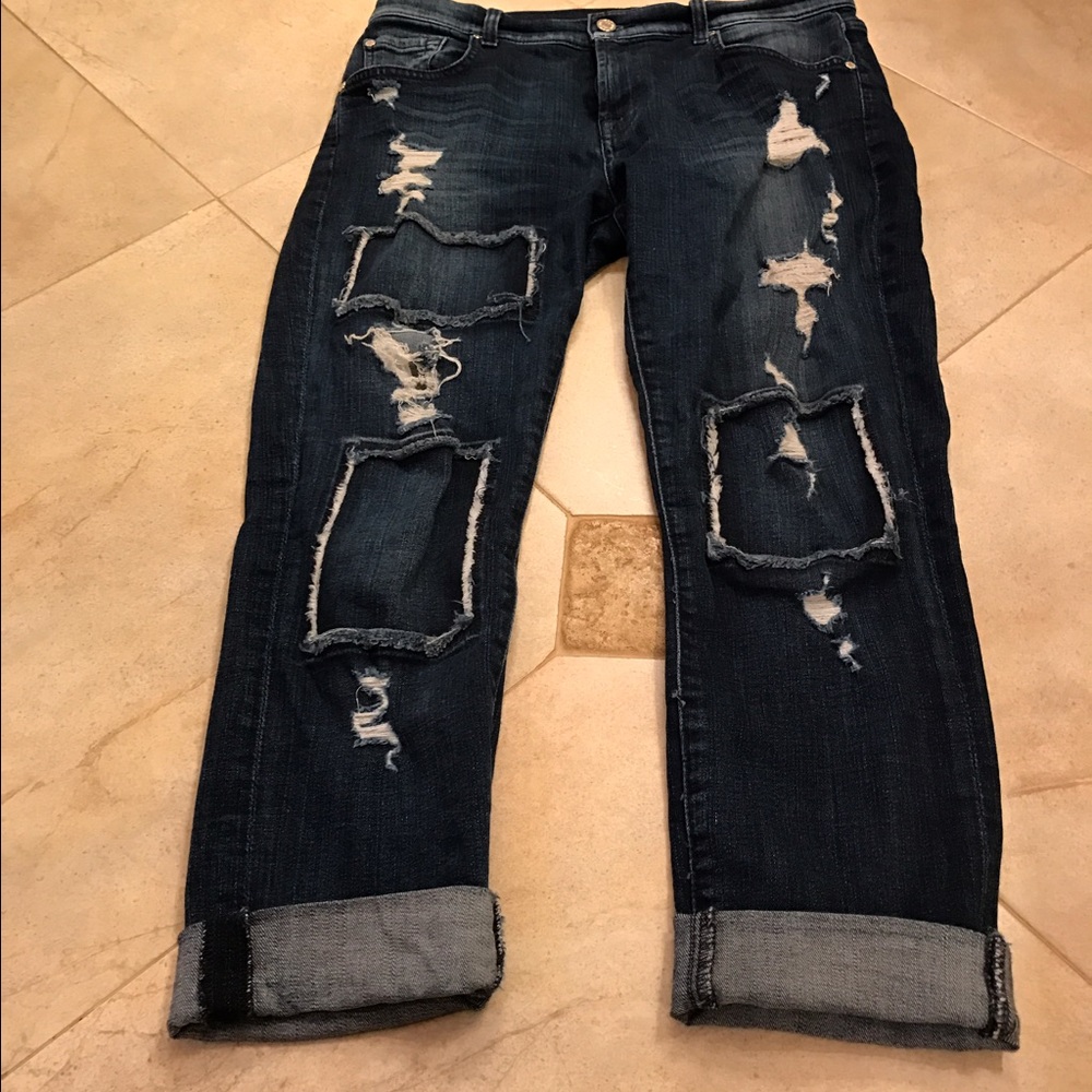 Distressed jeans 7 for all mankind