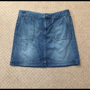Loft denim skirt