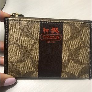 Authentic Coach Card/Coin Wallet