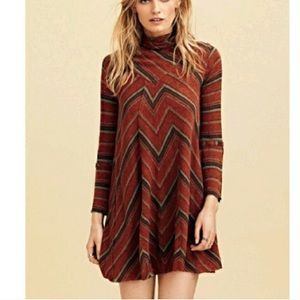 Free People New Romantics Adobe Stripe Mini Dress