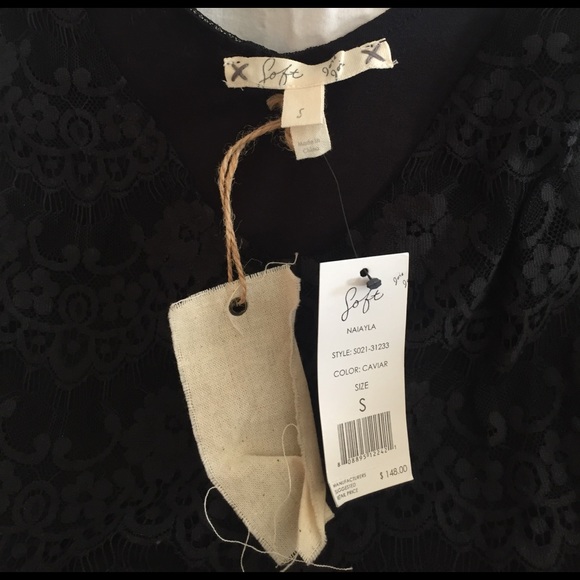 Joie black lace dress - Picture 2 of 3