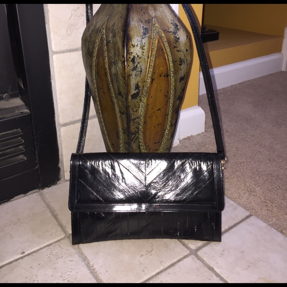 Vintage authentic eel skin purse