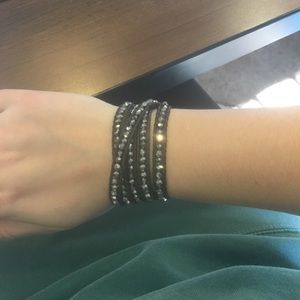 Chan Luu knockoff. Brown and silver