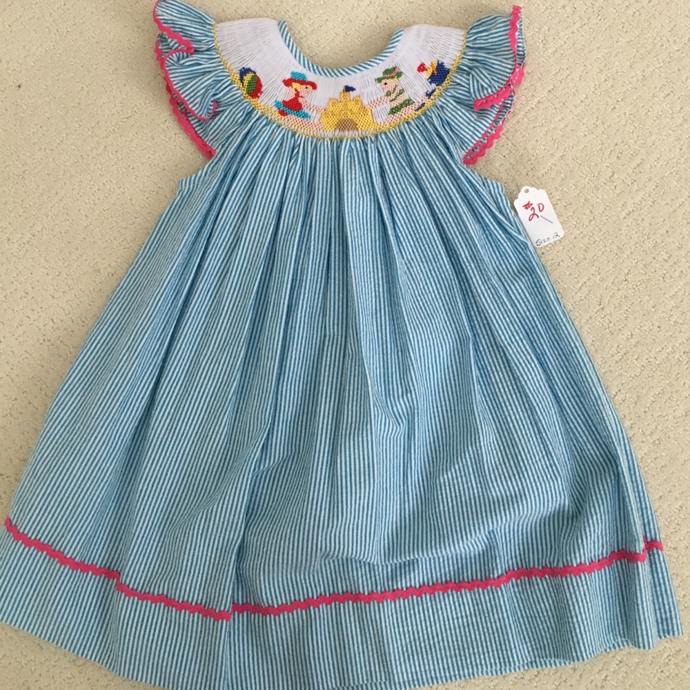 Smoked sandcastle beach dress.