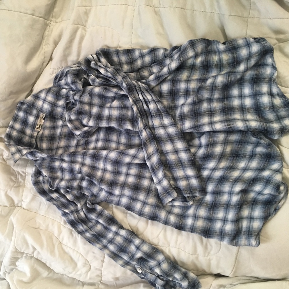 Plaid long sleeve shirt