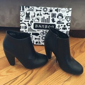 Black booties