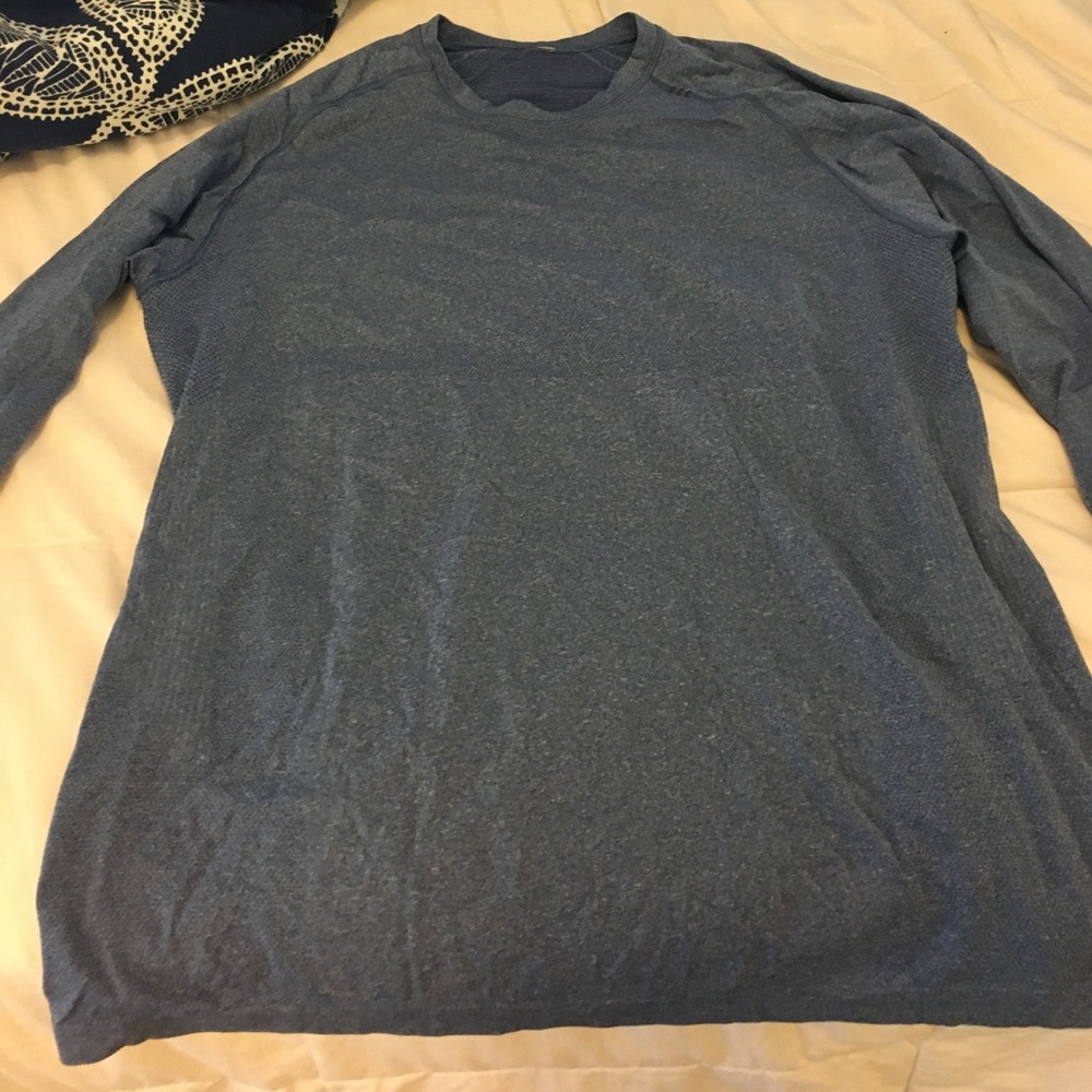 Mens metal vent tech long sleeve
