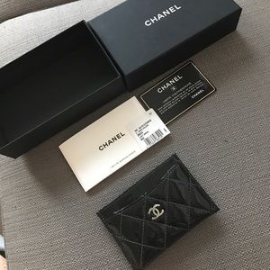 Chanel card holder