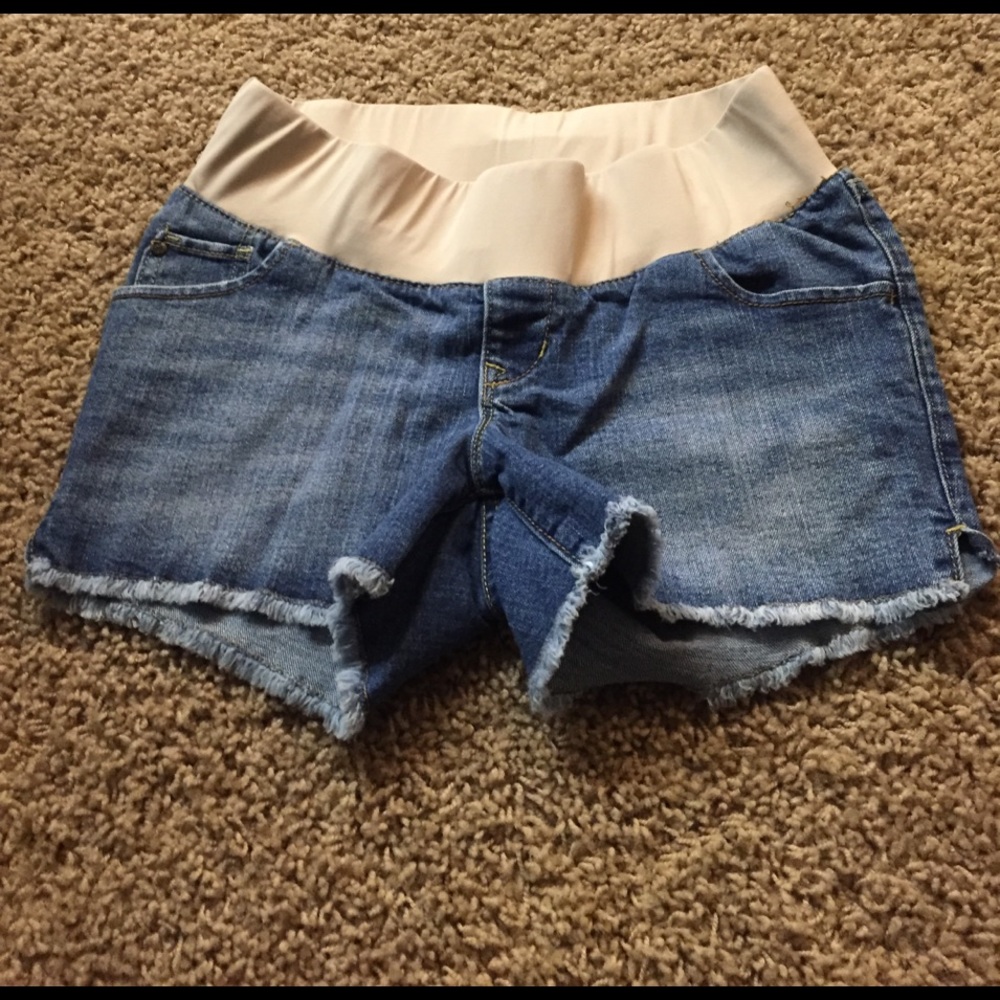 Maternity Jean shorts
