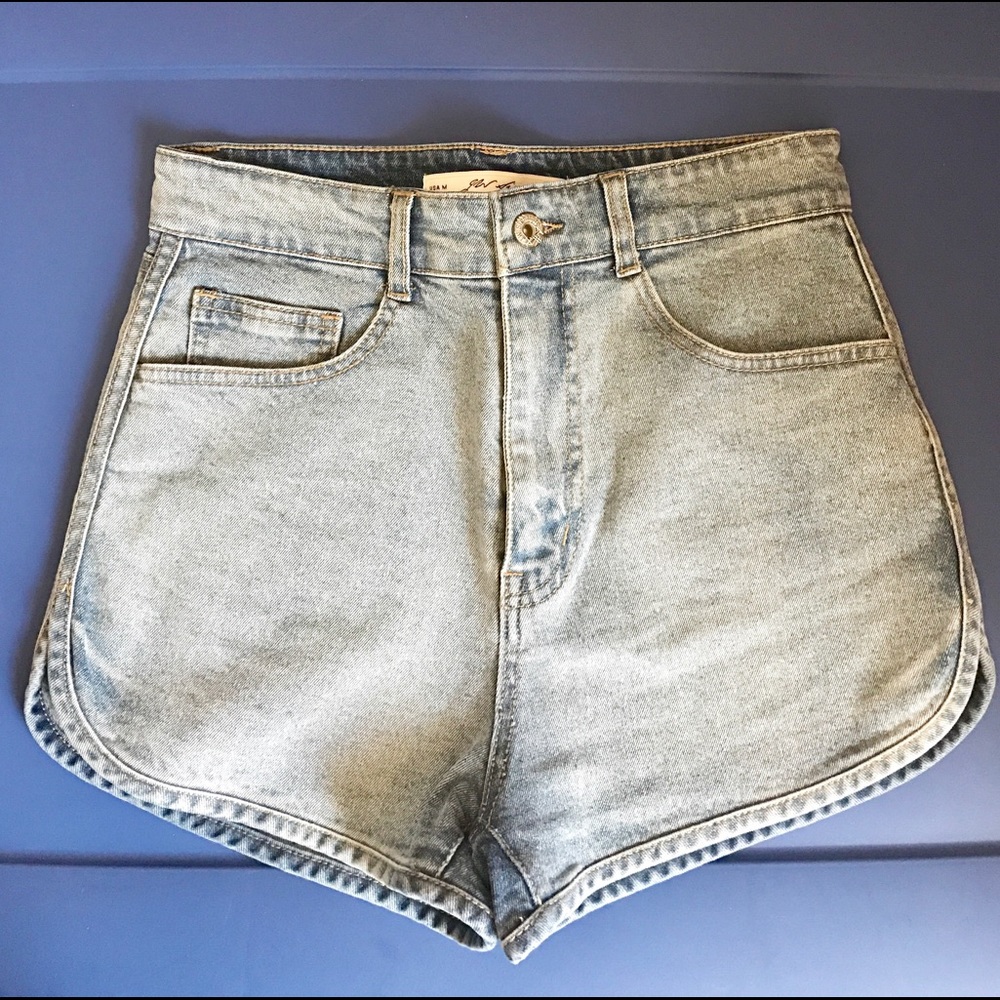 Light Blue Denim Shorts - Picture 4 of 4