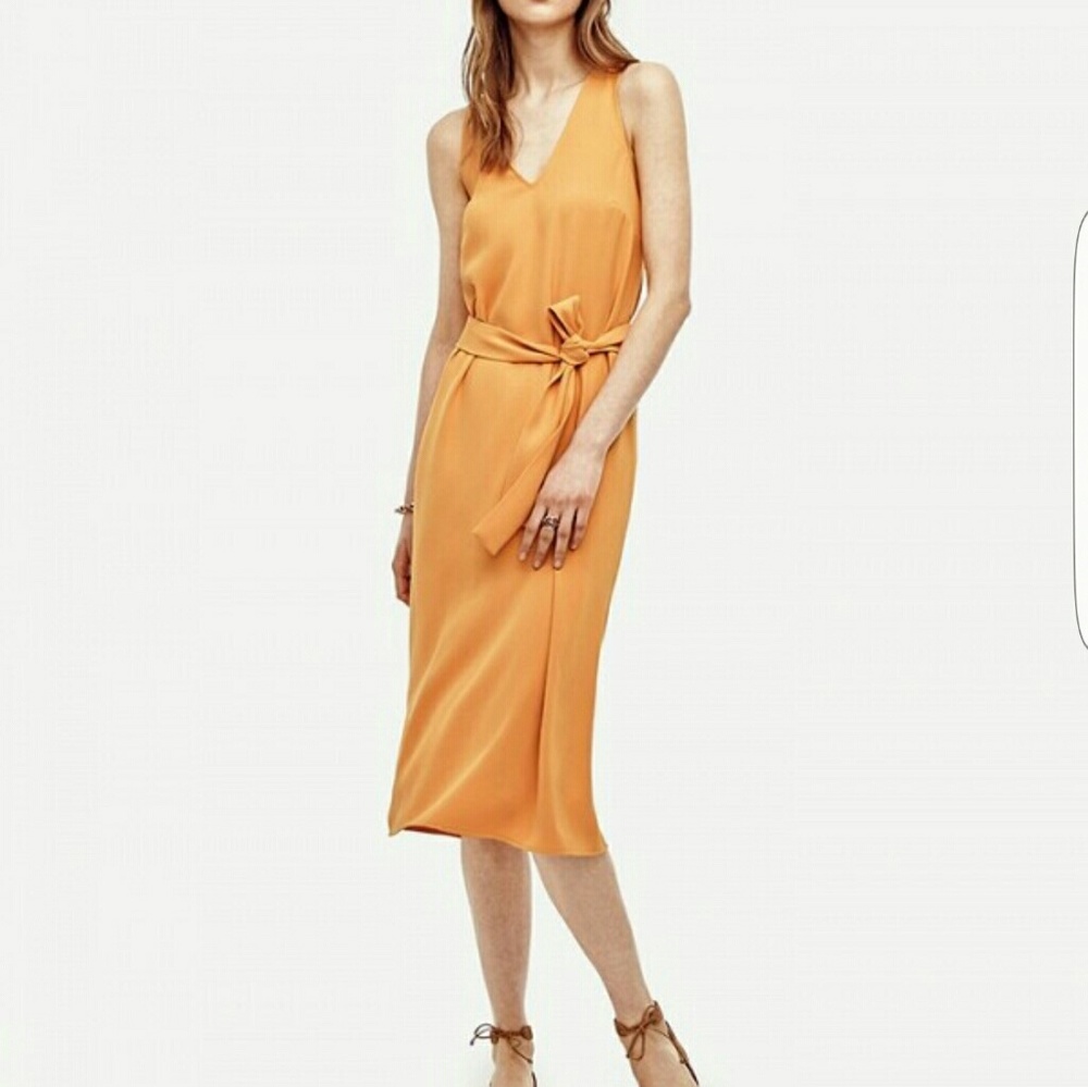 Ann Taylor orange dress/size 4