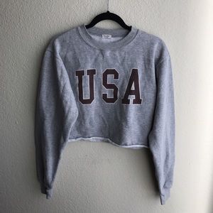 Brandy Melville (john galt) USA crop sweater