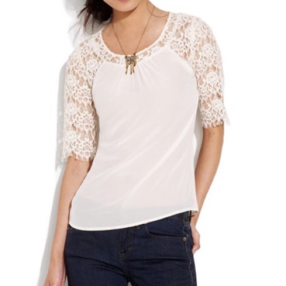 Madewell Flowerlace Top