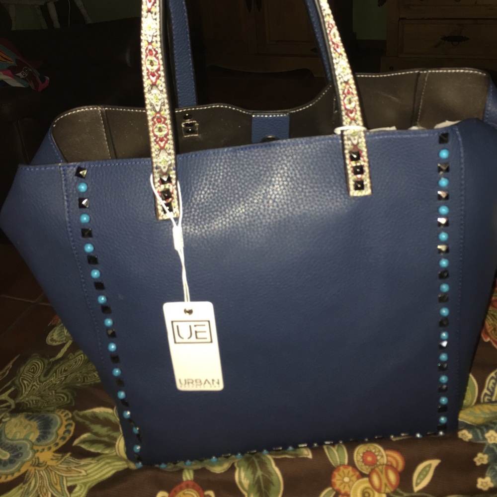 Navy Handbag