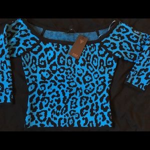 Guess brand off the shoulder sweater. NWT