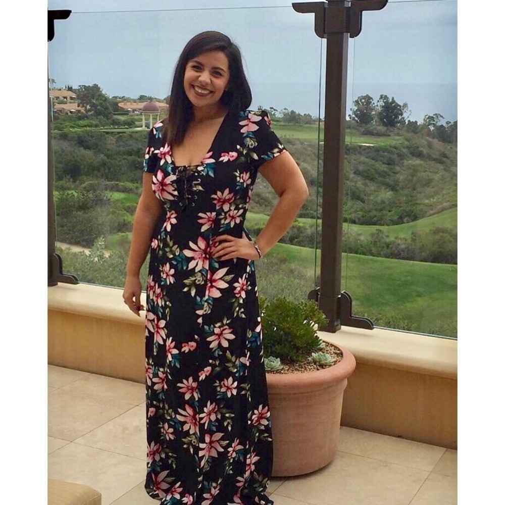 Forever 21 Hawaiian/Flower long dress.