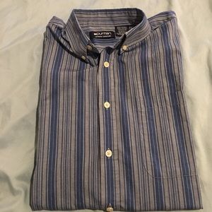 SOLD!!! Mens Puritan Short Sleeve Button Up Small