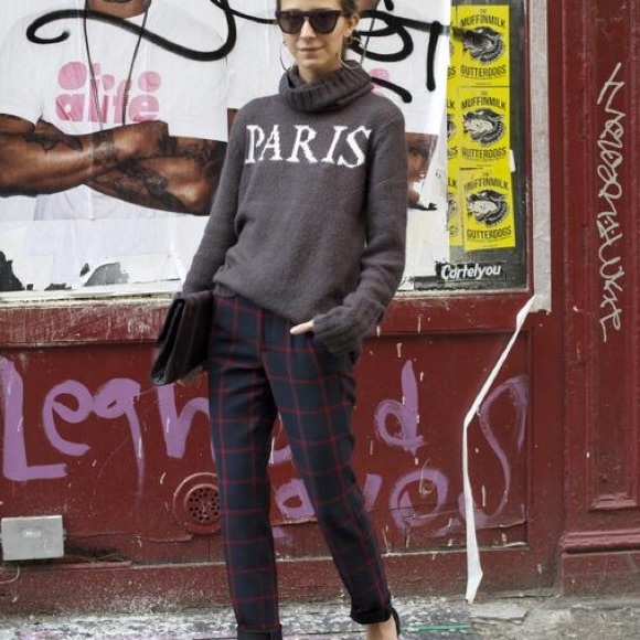 Wild fox Seattle Paris turtleneck sweater top - Picture 2 of 8