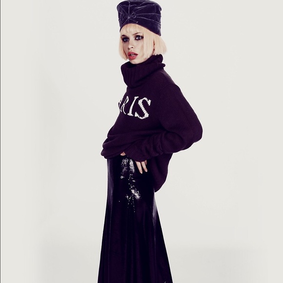 Wild fox Seattle Paris turtleneck sweater top - Picture 5 of 8