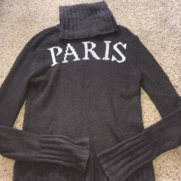 Wild fox Seattle Paris turtleneck sweater top - Picture 6 of 8