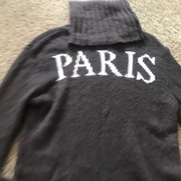 Wild fox Seattle Paris turtleneck sweater top - Picture 7 of 8