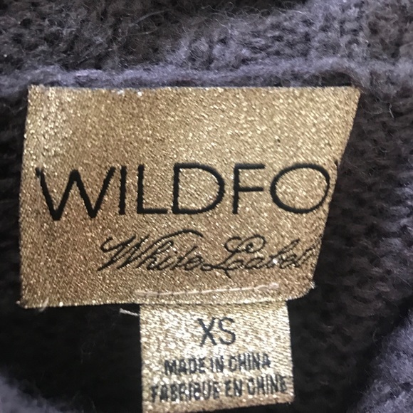 Wild fox Seattle Paris turtleneck sweater top - Picture 8 of 8