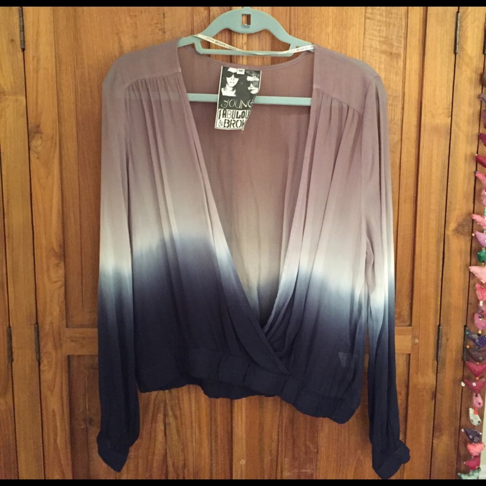 Young, Fabulous, & Broke sheer top