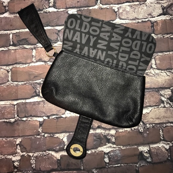 OLD NAVY~ Chic Vegan Leather Clutch/ Wristlet - Picture 4 of 7